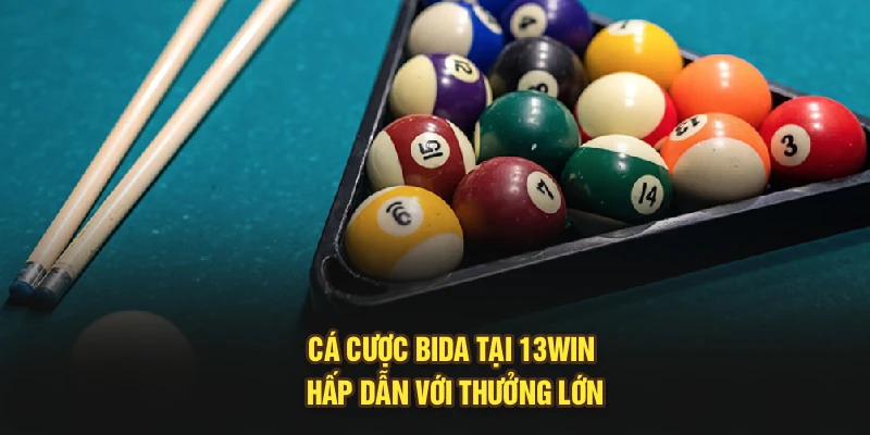 Cá cược bida tại 13Win hấp dẫn với thưởng lớn
