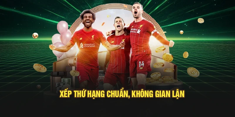 Xếp thứ hạng chuẩn, không gian lận